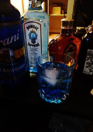 A picture of Bluenose Vodka Water.