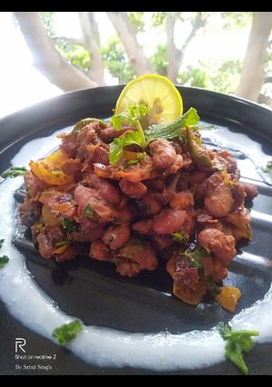 A picture of Rajma Fry.