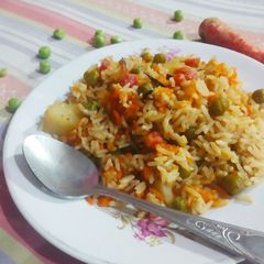 A picture of Veg pulao.
