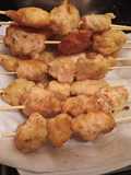 Brochetas de pollo