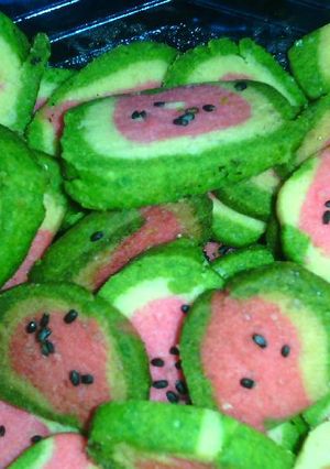 Foto resep Cookies Watermelon