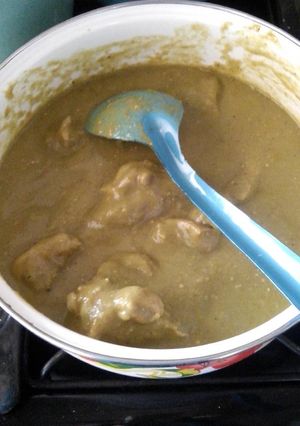 Una foto de Mole verde