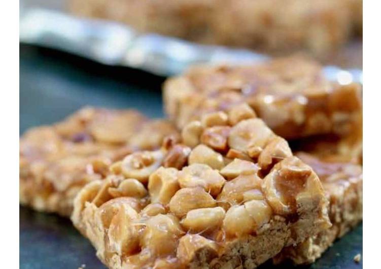 Turrón crujiente postre típico de guinea ecuatorial