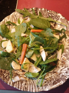 Una foto de Ensalada improvisada con vinagreta