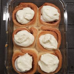 Cinnamon buns A picture of Cinnamon buns.