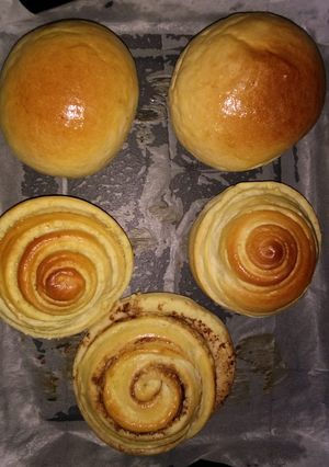 Foto resep Roti manis dengan selai nenas dan coklat