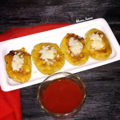 A picture of Pizza pinwheel without oven.