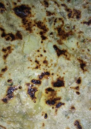 A picture of Aloo ka Parantha.
