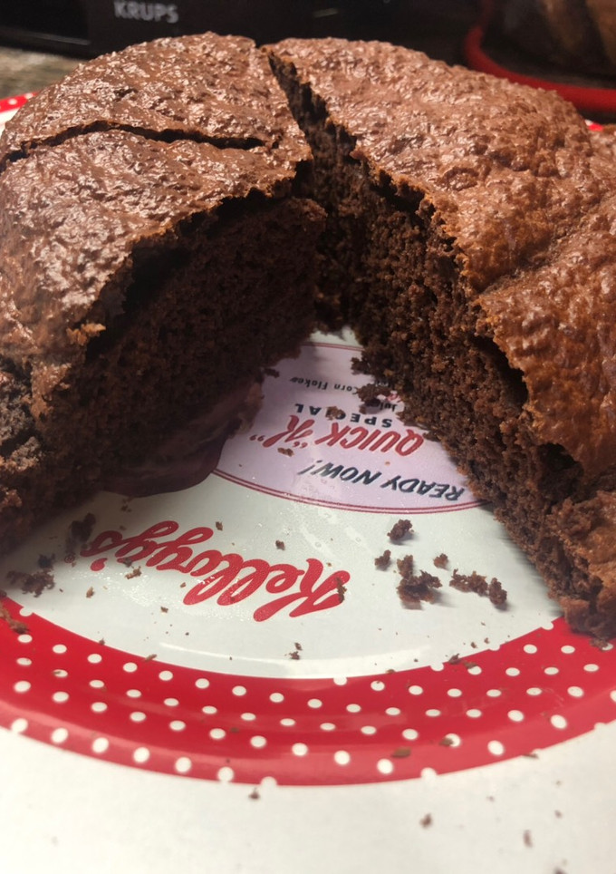Una foto de Brownie de chocolate fitness😋