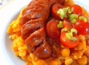 Una foto de Garbanzos con arroz