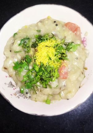 A picture of Jowar Upma.