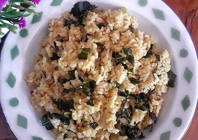 Anti Ribet, Bikin Nasi goreng kunyit daun mengkudu Rumahan