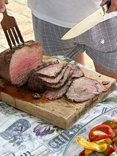 Una foto de Tapa de ternera al horno/barbacoa