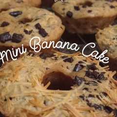 Mini Banana Cake (no mixer) রেসিপির প্রধান ছবি