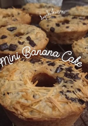 Foto resep Mini Banana Cake (no mixer)