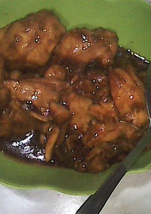 Foto resep ayam kecap jahe (pedas manis)