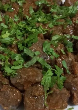 A picture of Tandoori kaleji.