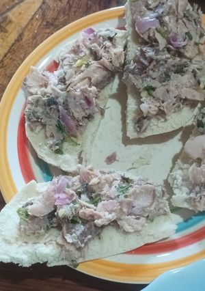 Una foto de Dip de jurel o causeo de jurel Que viva la cocina chilena 🇨🇱