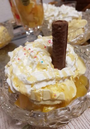 صورة لوصفة سلطة الفواكة سريعة التحضير 😉😋