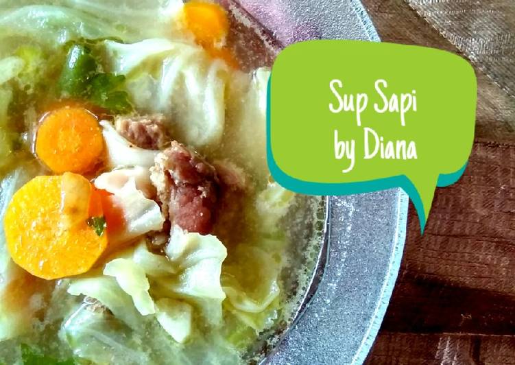 Resep Sop Sapi Homemade by Diana, Lezat