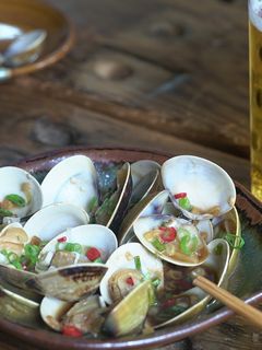 簡單下酒菜 - 酒蒸蛤蜊 的食譜成品照片