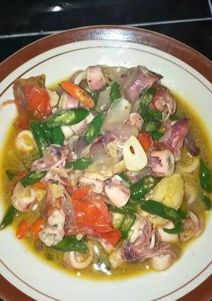 Foto resep Oseng Cumi asin cabe hijau