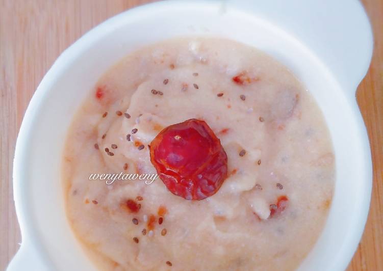 Resep: Bubur Kurma (mpasi 8 bulan) yang Enak