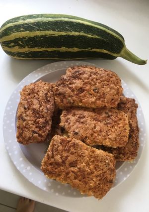 Une photo de Cake sucré à la courgette