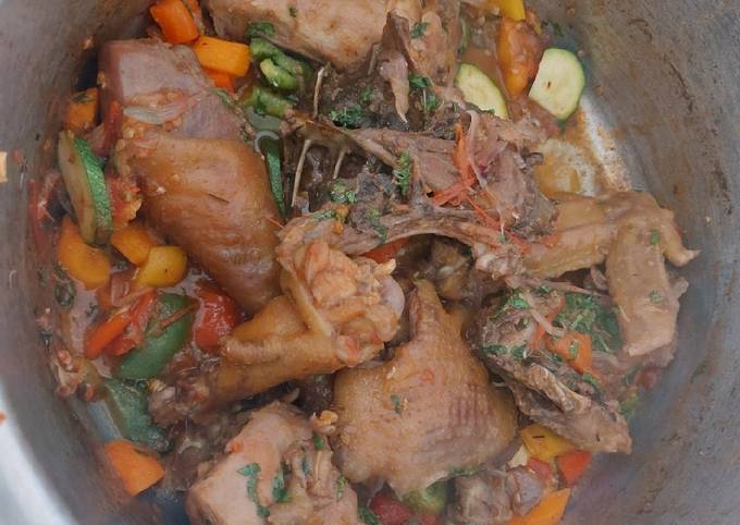 Chicken dry fry (kienyeji)