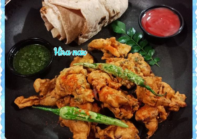 How to Make Super Quick Homemade CRISPY PAKORAY With Roti