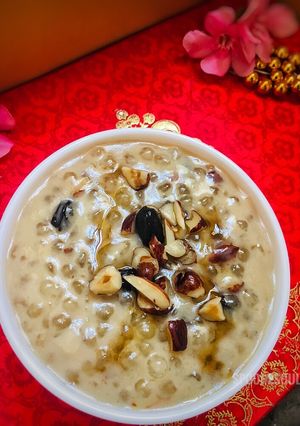 A picture of Sago /Sagubhiyam Payasam (Sugarfree).
