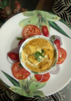 A picture of Creamy shahi paneer.