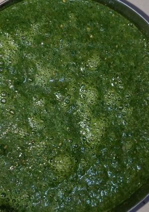 A picture of Coriander chutney.