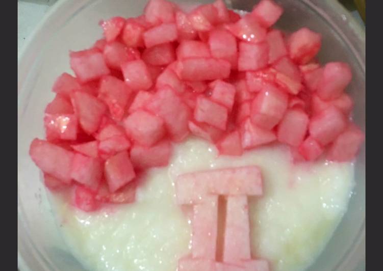 Resep 32. Smoothies Bowl Bengkoang Merah Putih 🇲🇨 yang Lezat