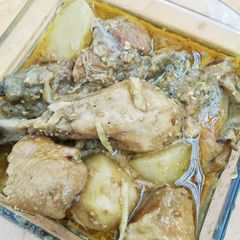 Chicken green qorma A picture of Chicken green qorma.