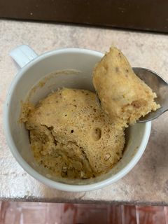 Una foto de Mug cake - torta en taza de limón