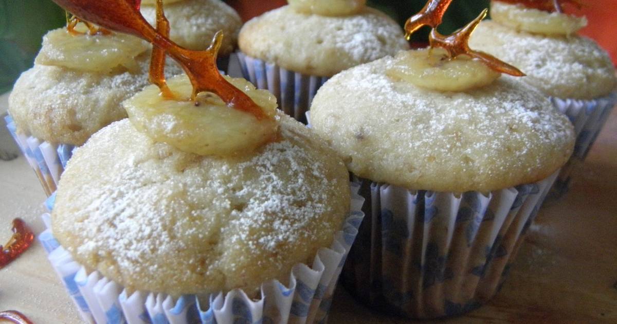 Muffins de banana y miel Receta de graciela martinez gramar09 en IG ☺💗