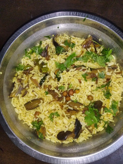 வாங்கிபாத் (Brinjal rice) (Vangibath recipe in tamil) செய்முறை முக்கிய புகைப்படம்