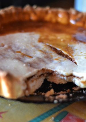 Una foto de Tarta de dulce de leche y ricota