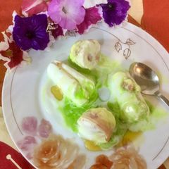 A picture of Mixed flavoured Kulfi.