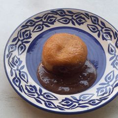 A picture of Eggless Chocolate Bomboloni.