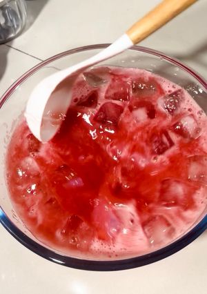 Foto resep Es Semangka Leci