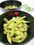 Cheers with Beer! Salted Boiled Edamame