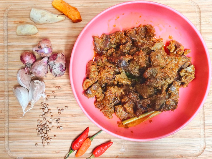 Yuk intip, Cara termudah memasak Ati ampela bumbu rendang dijamin lezat