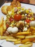 Ensalada mixta de maíz dulce