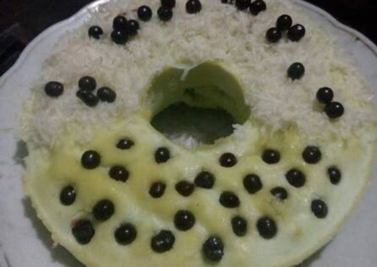 Bolu pandan jucok (keju coklat)