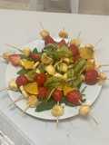 Pinchos de frutas