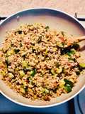 Farro con zucchine e tonno