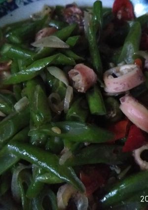 Foto resep Tumis Buncis Cumi Asin