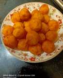 Deep fried sweet potato(Timus) Indonesia traditional snacks